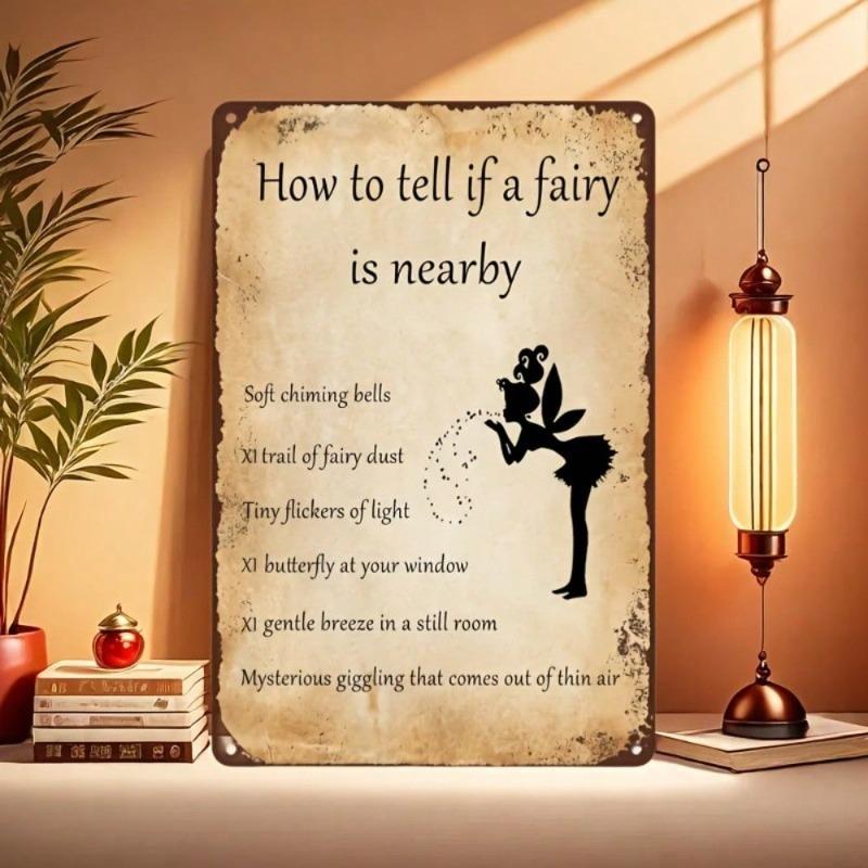 Decorative Metal Wall Sign 20x30cm