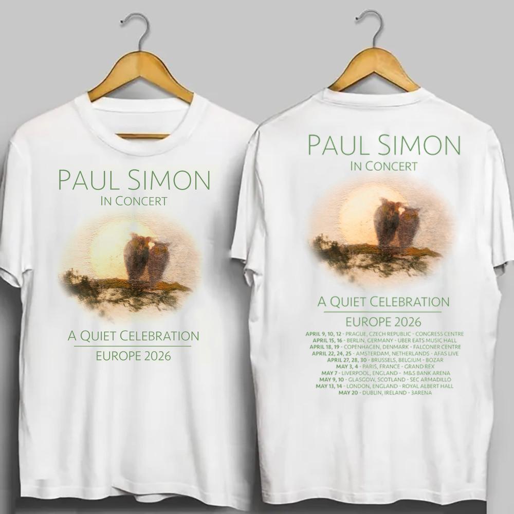 

Paul Simon A Quiet Celebration Tour Gift For Christmas Tshirt 2sides QT1550 Unisex T-Shirt S