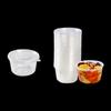 Shunda Disposable Round Food Grade Plastic Bowls with Lids