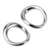 Sex Toys for Men Delay Ejaculation Metal Scrotum Stretcher Erotic Penis Bondage Lock Cock Ring Stainless Steel