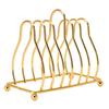 Gold Palette Rack Makeup Palette Organizer Gold Coaster Rack Holder for Nail Polish Foundation Concealer Color Paints Mixing Palette