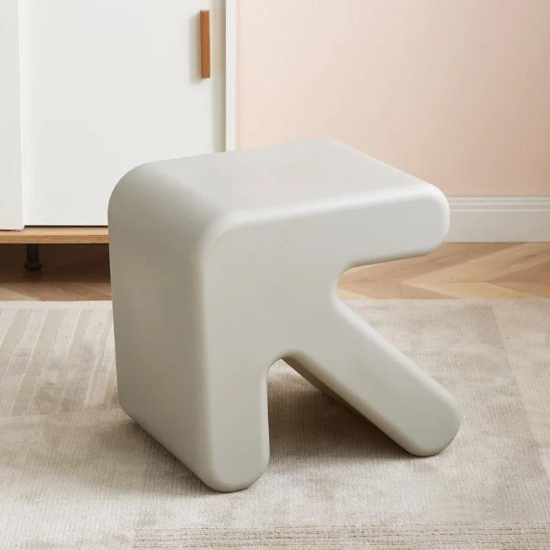 Living Room Chair Arrow Stool Kitchen Stool Bathroom Shower Chair Mobile Salon Nordic Modern Thickened Plastic Low Shoe Changing