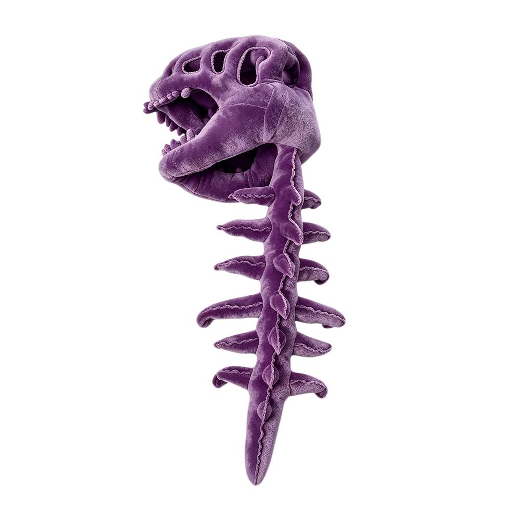 Dinosaurierskelett Kostüm Kapuze 3D Rippen Wirbelsäule Schwanz Detail Kinder Halloween Outfit Geschenk