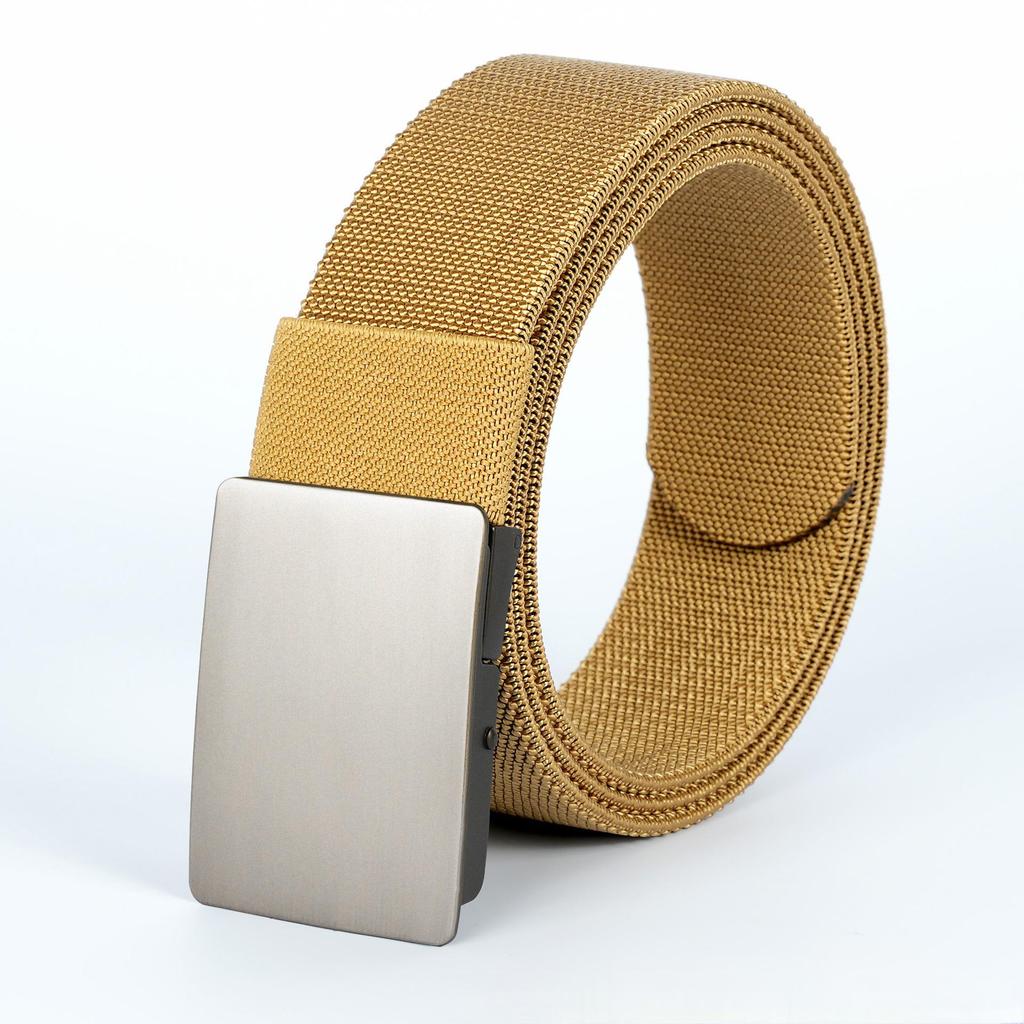 Men's Elastic Nylon Canvas Belt - Versatile, Fashionable, Outdoor Tactical Belt