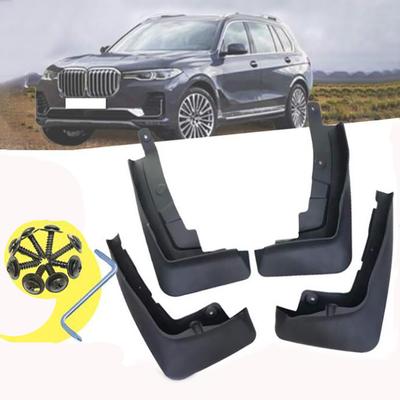 4 Piezas Para BMW X7 G07 Delantero Trasero Coche Guardabarros Aleta Protector contra Salpicaduras Solapas Guardabarros