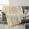 Bread Slice Print Flannel Blanket - 2D Flat Unique Design Warm Elegant Throw Blanket for Bedroom Bed Sofa