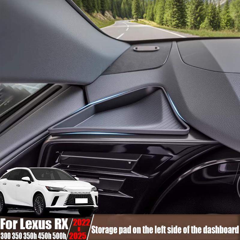 Left storage protection pad on dashboard car interior decoration modification part For Lexus RX 300 350 350h 450h 500h -2025
