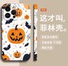Suitable for apple 11promax mobile phone case halloween ins11pro pumpkin head bat iphone11 film