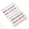 For Tesla Model 3 Y S X DUAL MOTOR Emblem 3D SPACX emblem Accessories Underlined Letters Logo Performance Badge Trunk Sticker