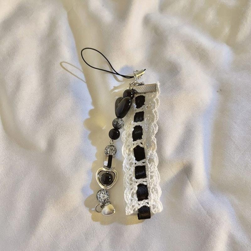 Stylish Beads Phone Chain Charming Decorations Suitable for Phones and Bag