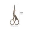 Fenrry 1pc Retro Crane Mouth Scissors Stainless Steel Scissors Cross Stitch Embroidery Knitting Sewing Handicraft Scissor DIY