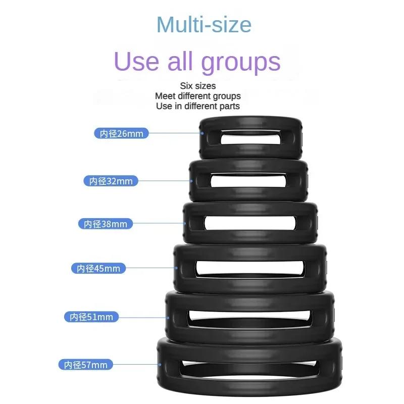 Reusable Silicone Penis Ring  Men–Stretchy Cock Ring To Delay Ejaculation,Enhance Erection&Last Longer Enlargement Adult Sex Toy