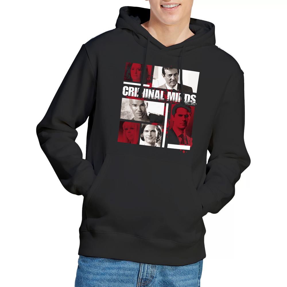Criminal Minds Mens Character Boxes Hoodie