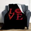 Supernatural Love Flannel Blanket Throw Blanket Soft Warm Sofa Bed Camping Home Decor Unique Christmas Gift C922146