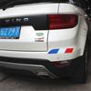 2pcs 30cm France Color Car National Flag Stickers PVC Rear Decal Styling For Peugeot Citroen Renault Bugatti DS Dacia