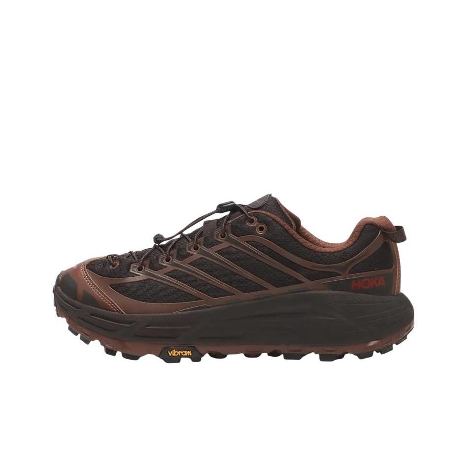 Hoka One One Mafate Three 2 Fashion Versatile Running Shoes Unisex Running Shoes Black Brown 1141572-CTRN