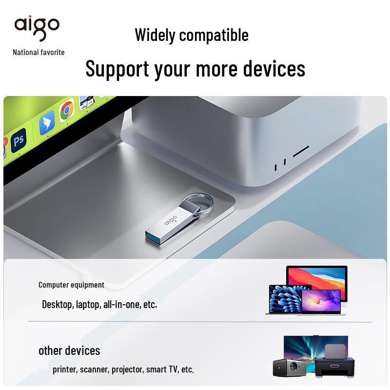 Memoria Flash Portátil de Alta Velocidad USB 3.2 Aigo