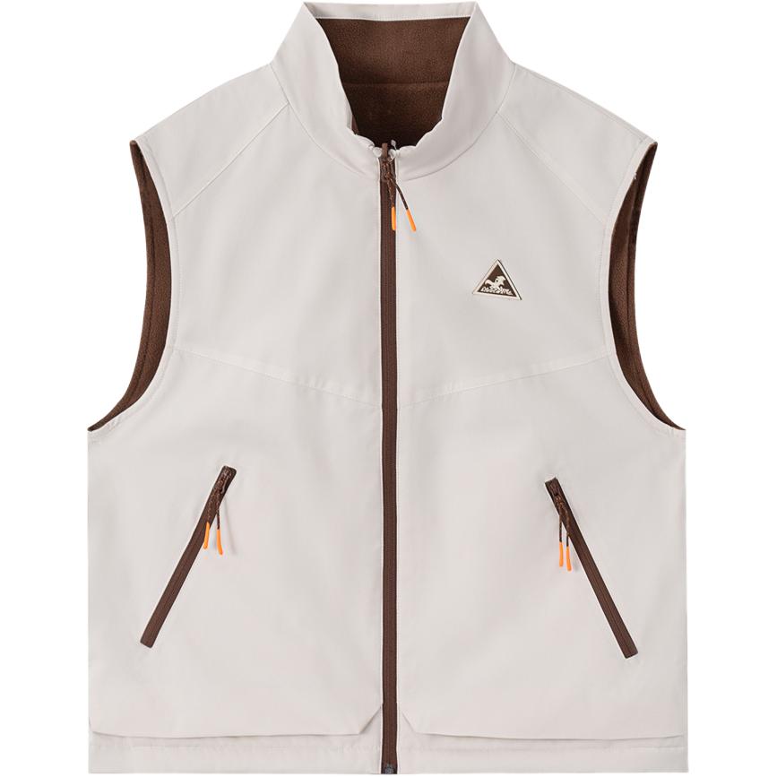 

Li Ning Серия Спортивный Тренд Свободный Жилет из Ткани со Стойкой Воротником Женский жилет AMRV038-4 S