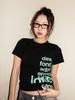 OAFISH Lettering T-Shirt, Black