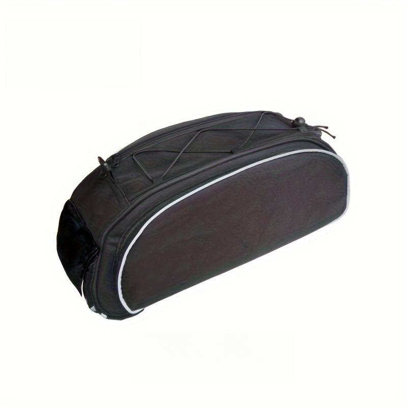 1pc Bike Bag Rear Rack Bag Universal Bike Seat Bag with Removable Shoulder Strap Large Capacity Bicycle Storage Bag