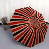1pc Sunburst Pattern Automatic Folding Umbrella - Design, Durable Iron Frame for Travel, Outdoor, Beach Fashion Accessory a0920041