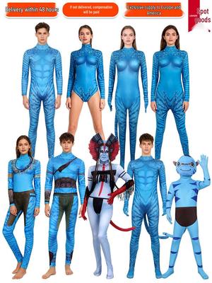 Children's Halloween Avatar 3 Cosplay Costume: Fire & Ash Theme