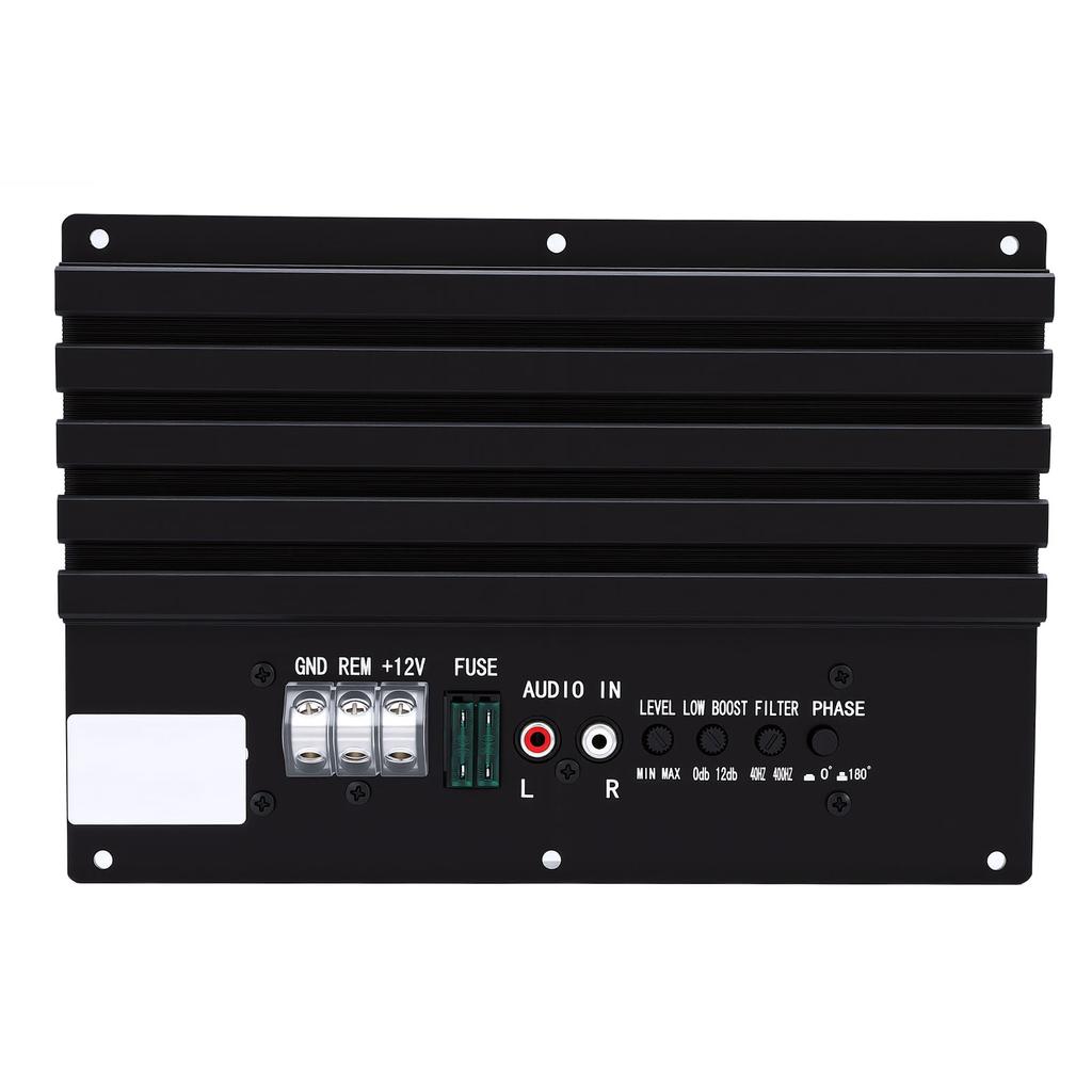 Car Exposed Amplifier Board 800W High Power Aluminum Alloy Car Amp Board for 8 to 12 Inch Woofer