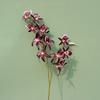 2 Fork Artificial Dendrobium Branch Realistic Handmade Simulation Orchids Real Touch Exquisite Fake Flowers Wedding Party Decor