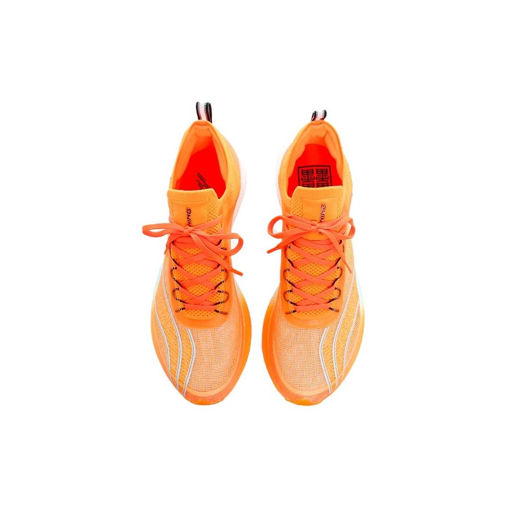 New LiNing Feidian Challenger Cushioned Slip-Resistant Low-Top Running Shoes Men's Orange ARMS011-2