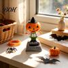 Kompakte Desktop-Urlaubsdekorationen Solar-Tanzende Kürbispuppe, Halloween-Auto-Armaturenbrett-Dekoration, Gruselige Geist-Dekorative Schüttel-Figuren Figur