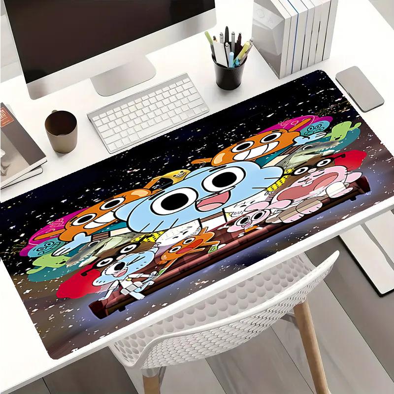 The Amazing World of Gumball1 Mouse Pad - Non-Slip Rubber Base, Smooth Surface for Work,Gaming,Office,And Home Use, Desk Mouse Pad