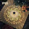 Lanterna da Parete Peonia Solare Datura, Luce Decorativa Impermeabile da Esterno per Giardino Patio Cortile Viale Cortile Illuminazione Paesaggistica