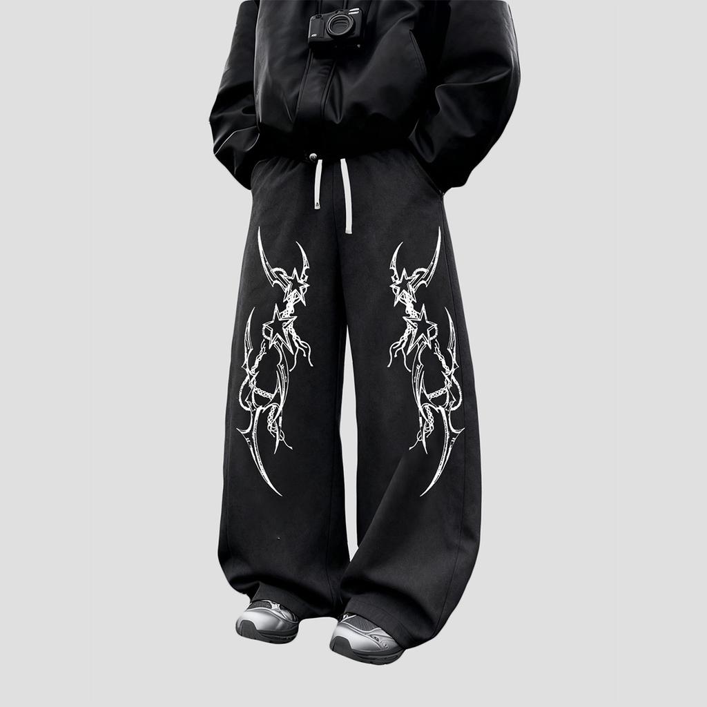 Pantaloni della tuta da uomo con tasche e coulisse - Pantaloni larghi da relax per corsa, pista, yoga, joggers