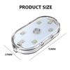 1/2/4Pcs LED Touch Light Mini Car Interior Lighting USB Rechargeable Auto Roof Ceiling Reading Lamps Atmosphere Decoration Lamp