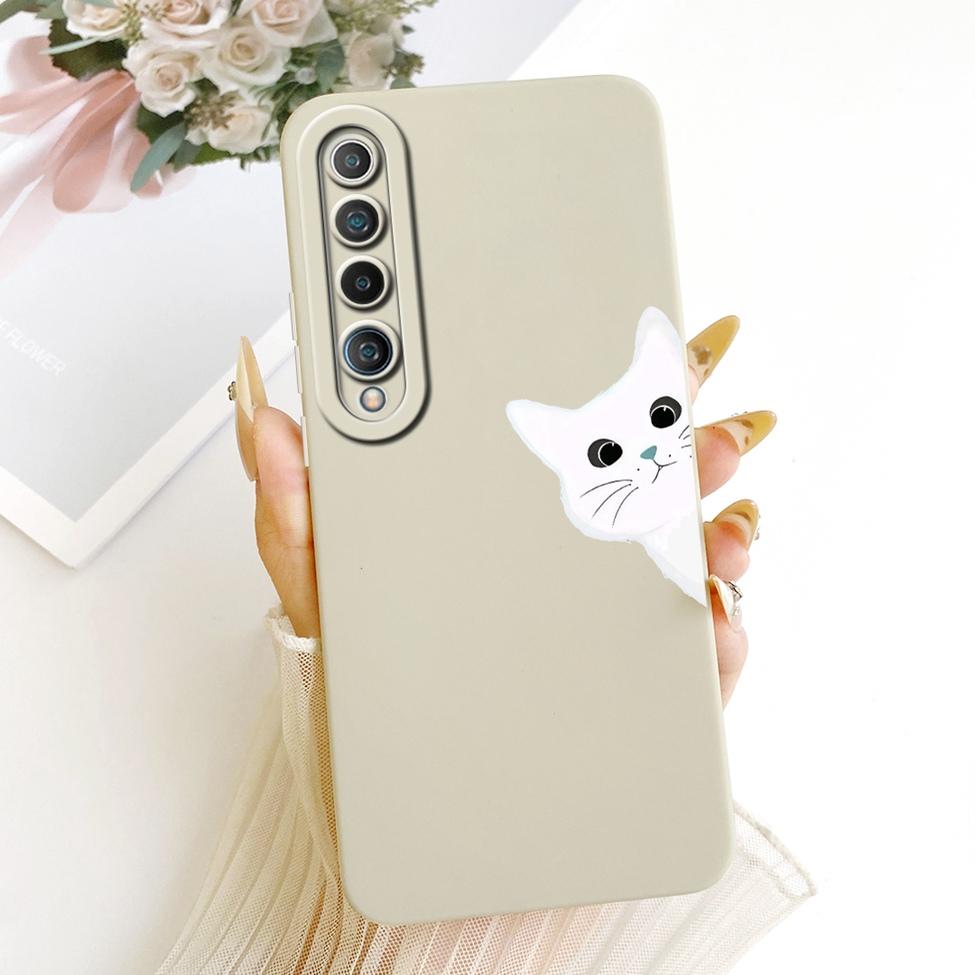For Xiaomi Mi 10 Case Fashion Cartoon Cute Funny Painted Silicone Phone Casing M2001J2G M2001J2I