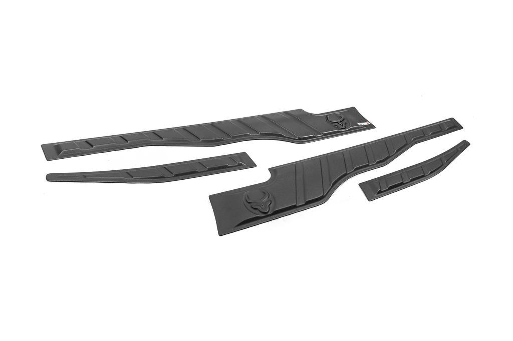 Upper Door Moldings 2015-2019 (4 Pcs, ABS) for Mitsubishi L200