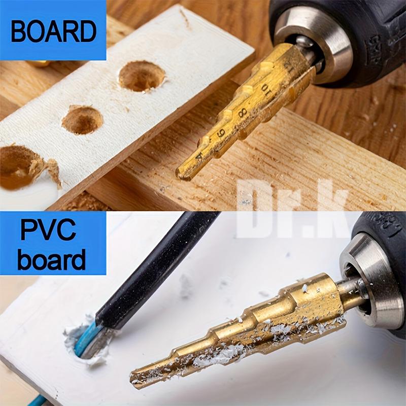 Set of 6 Drill Bits, Made from Chrome Vanadium (Sizes 4-20/4-12/3-12Mm, 3/6/8Mm) - Precision Twist Bits Suitable for Both Wood And Metal