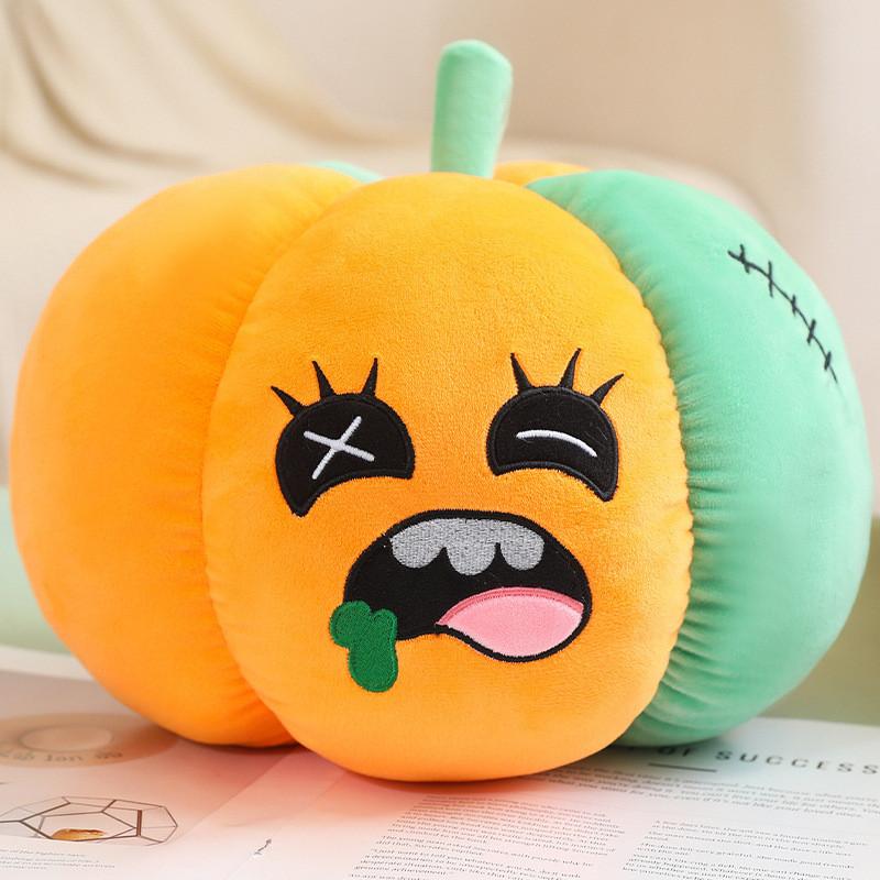 

Delightful Zombie Pumpkin Stuffed Toy Halloween Kids Room Decor Children Gift 25cm