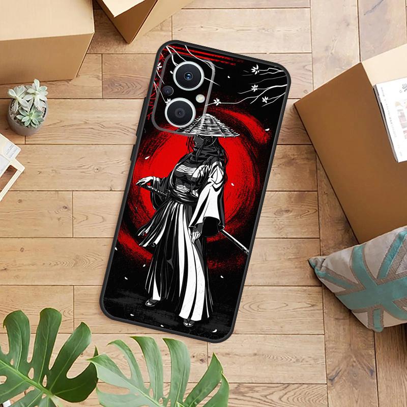 Anime Japanischer Samurai Handyhülle Für OPPO Reno 14 12 11 13 F 10 Pro 8T 8 Lite OPPO Find X9 X8 X6 X5 Pro Rückseite