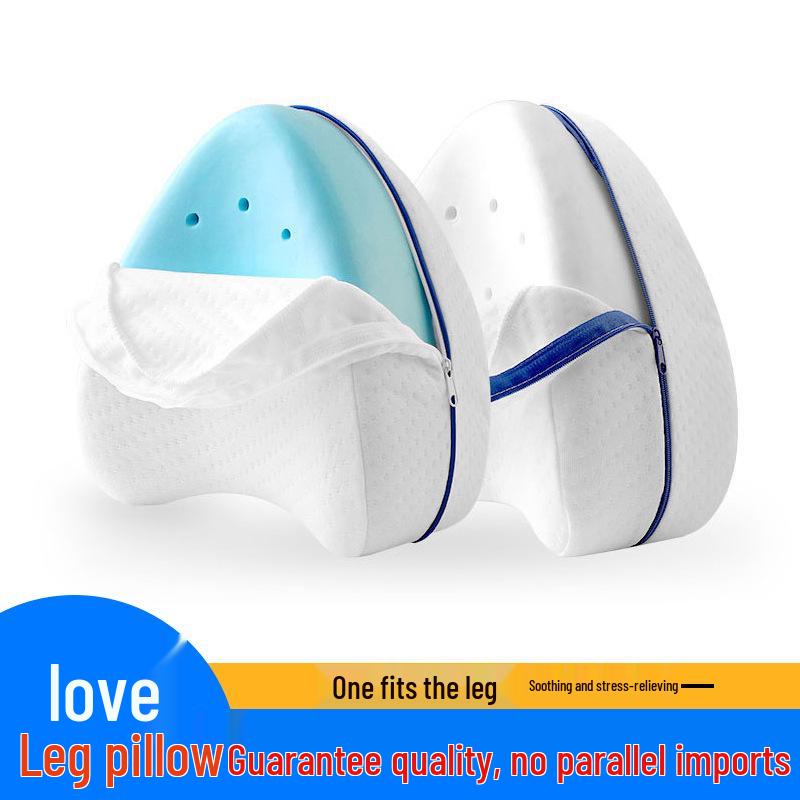 Polštář na nohy z paměťové pěny ve tvaru srdce pro těhotné ženy – Ideální pro spaní na boku a podporu nohou