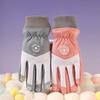 ColdSeason Warm Gloves for Boys and Girls Thickened with Round Logo Pattern  Waterproof Outside Anti Slip and Fleece Cycling Gloves