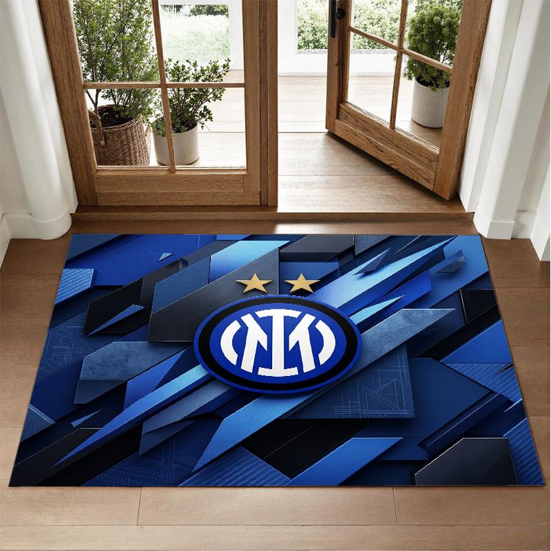 Borussia Dortmund Design Crystal Velvet Rug Soft Decorative Mat for Bedroom Entrance