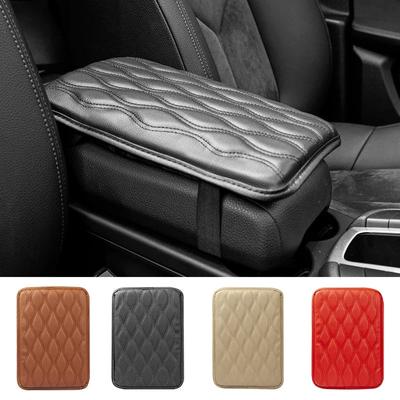 Auto Armsteun Doos Matten Memory Foam Auto Armsteun Doos Pad Leer Middenconsole Covers Styling Auto Decor Auto Interieur Accessoires