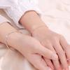 Valentine's Day Lovers Bracelet Flower Couple Bangle Classic Simple Thin Bracelet  Female