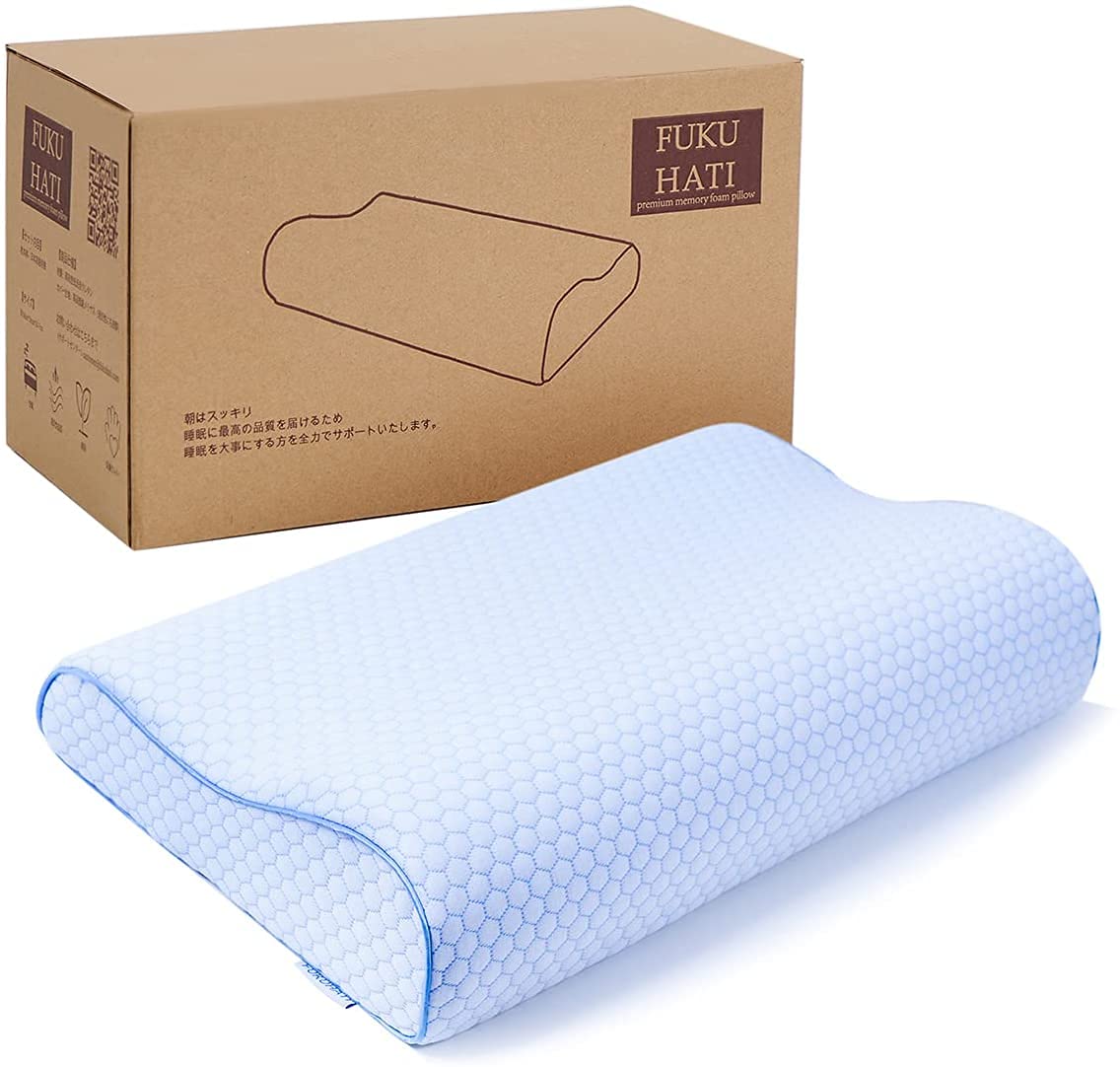 

Подушка с эффектом памяти FUKUHATI со съемной моющейся наволочкой, 5030 см, Идеально подходит для работы за столом или ежедневной работы с ПК или смартфоном