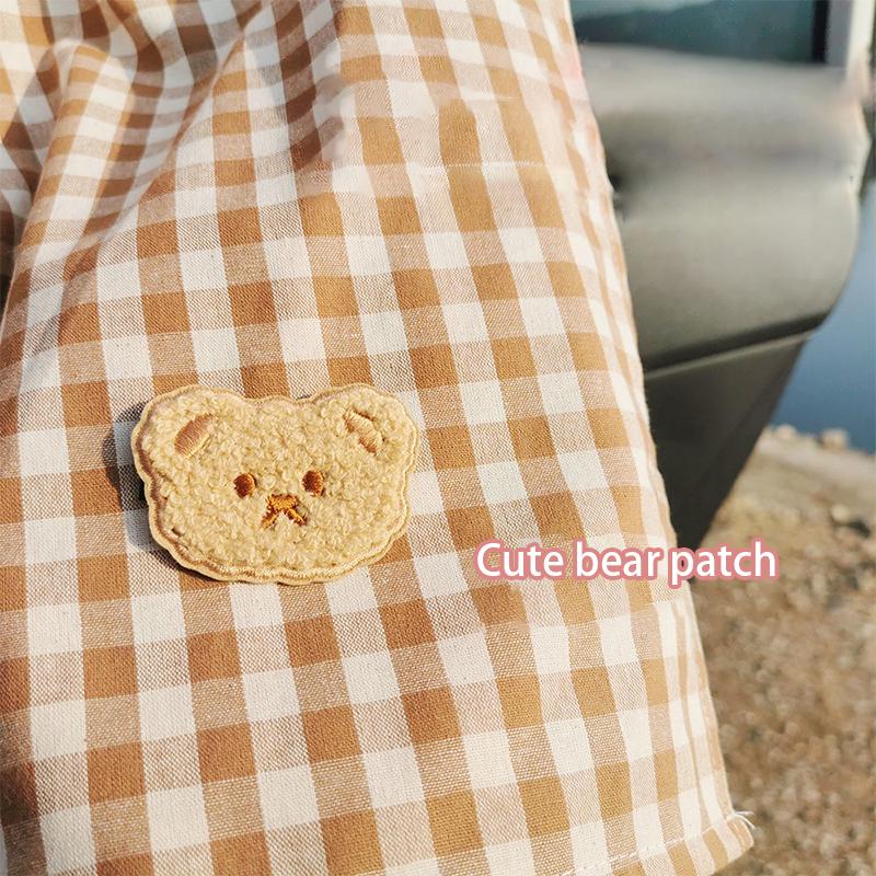 1 Stück Universelle Auto-Sonnenblenden-Vorhänge Niedlicher Cartoon-Bär Auto-Styling Hintere Seitenfenster Windschutzscheibe Sonnenschutz Schützen Fenster-Vorhänge