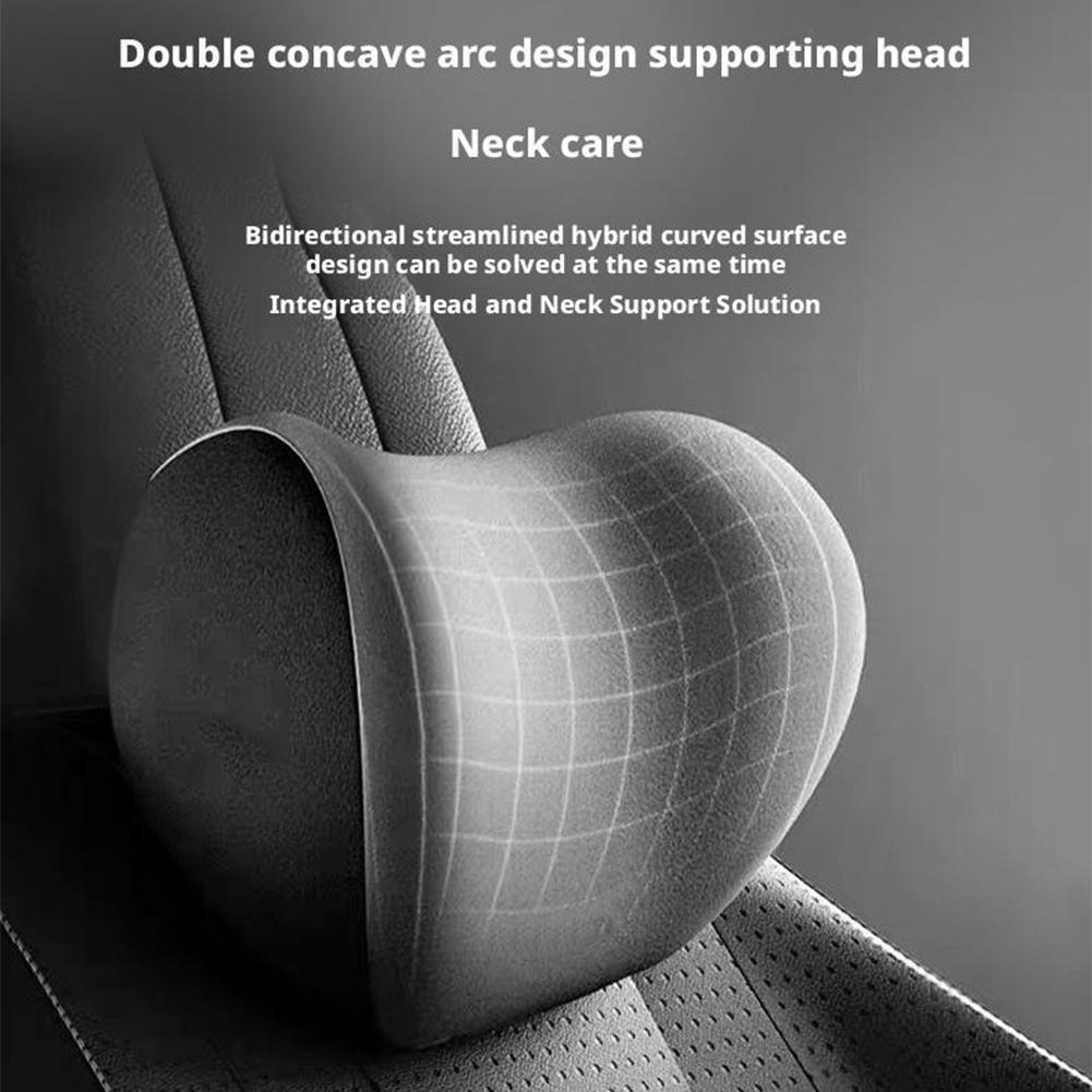 Car Headrest/Lumbar Support Car Neck Pillow Waist Cushion Lumbar Support Driving Cushion Seat Driver Car Waist Backrest Sup Q9K6
