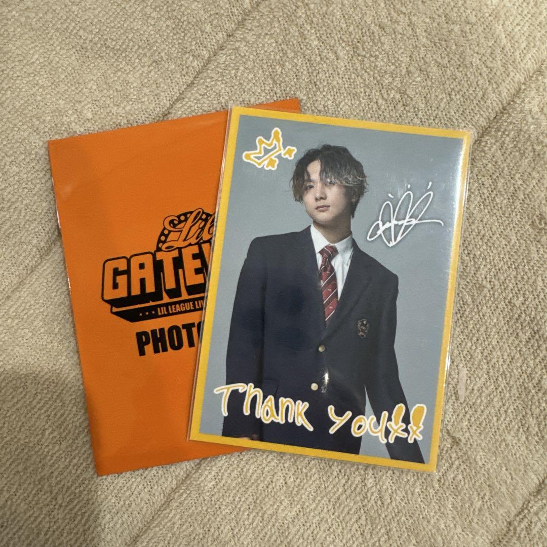 

[USED] LIL LEAGUE Okao Shintora Photo Card Secret