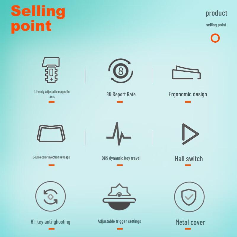 Redragon Kabelgebundene Magnetische Schalter Gaming Mechanische Tastatur Serie