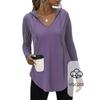 2026 Womens Hooded T Shirt Long Sleeve Casual Top Daily Sports